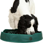 Reggie Snuffle Mat for Dogs Hunter Green front view