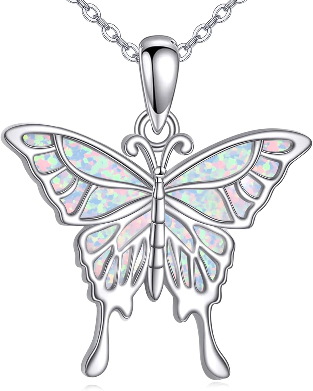 KZX Cat/Dog/Phoenix/Eagle/Whale/Shark/Puffin/Starfish/Chicken/Butterfly/Owl/Bee/Frog/Seahorse Necklace Sterling Silver Animal Pendant Jewelry Gift for Women - Image 11