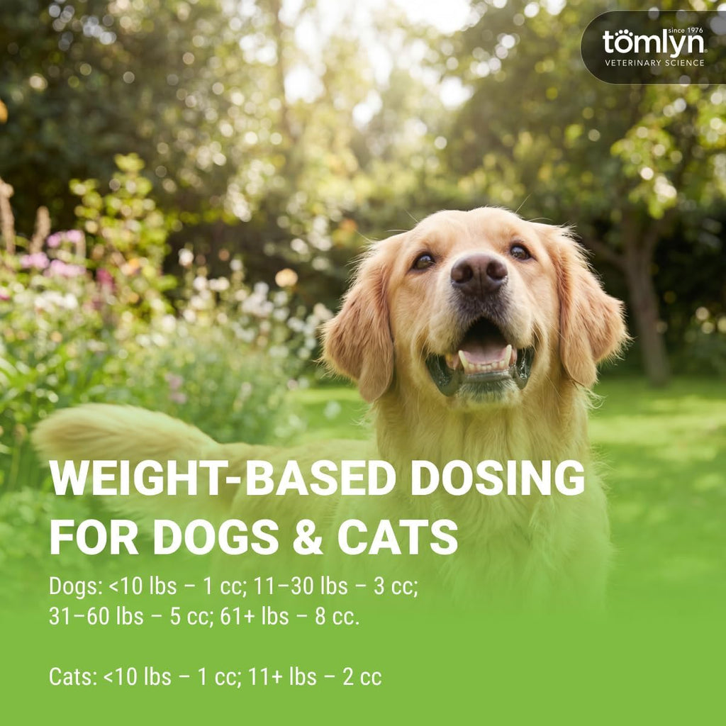 Tomlyn situational diarrhea relief gel for cats and dogs side profile
