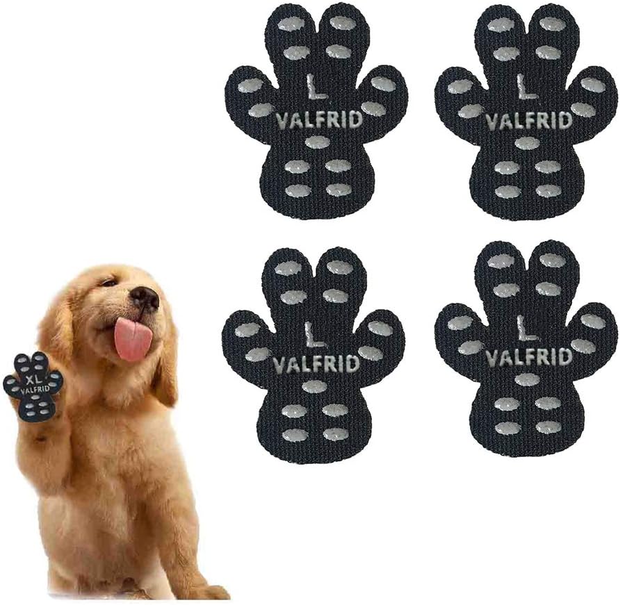 VALFRID Dog Paw Anti-Slip Grips to Keeps Dogs from Slipping On Hardwood Floors,Best for Summer Hot Pavement,Self Adhesive Resistant Dog Shoes Booties Socks Replacement XXL 24 Pieces - Image 10