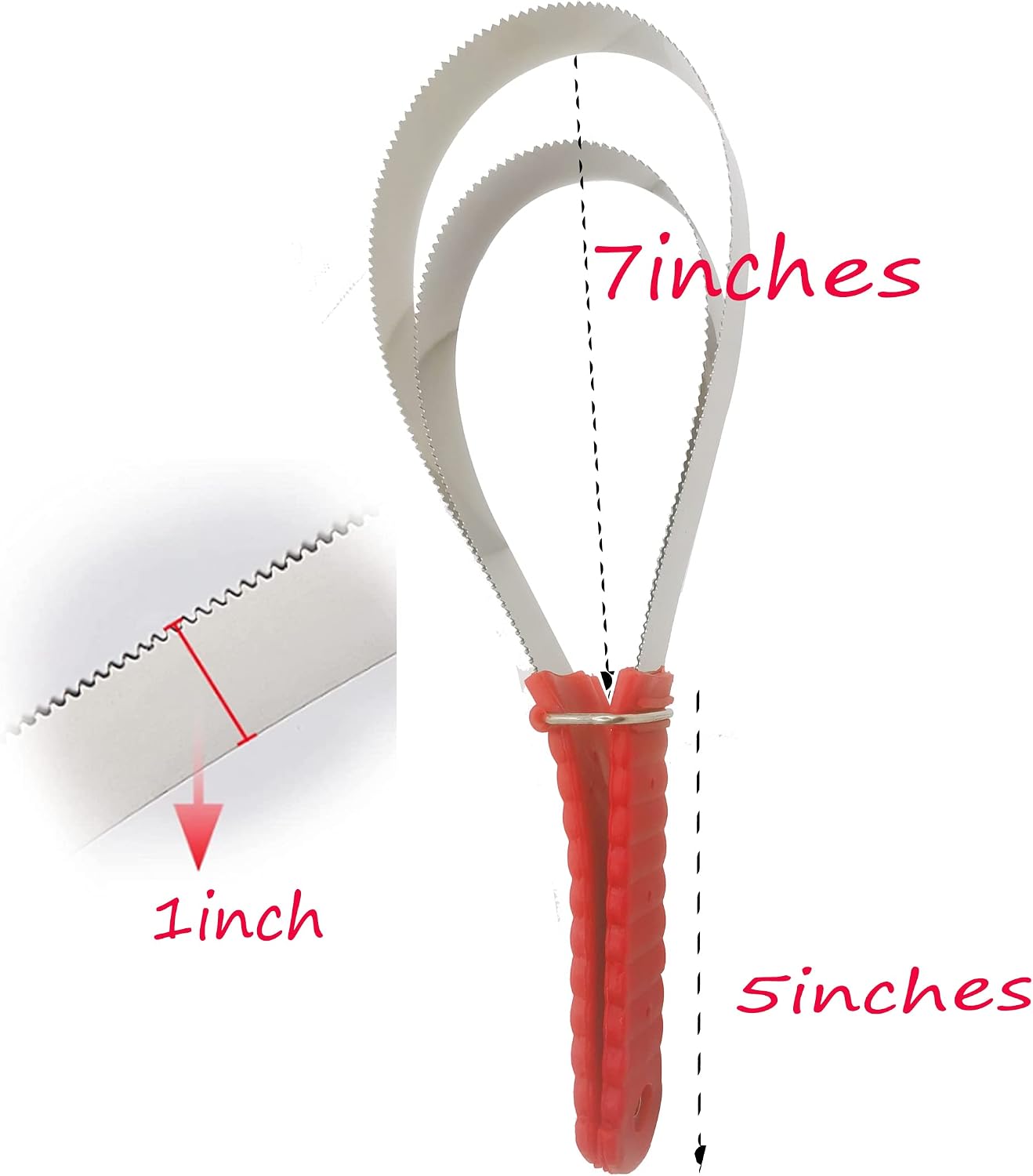NRTFE professional stainless steel sweat scraper side view showing durable construction