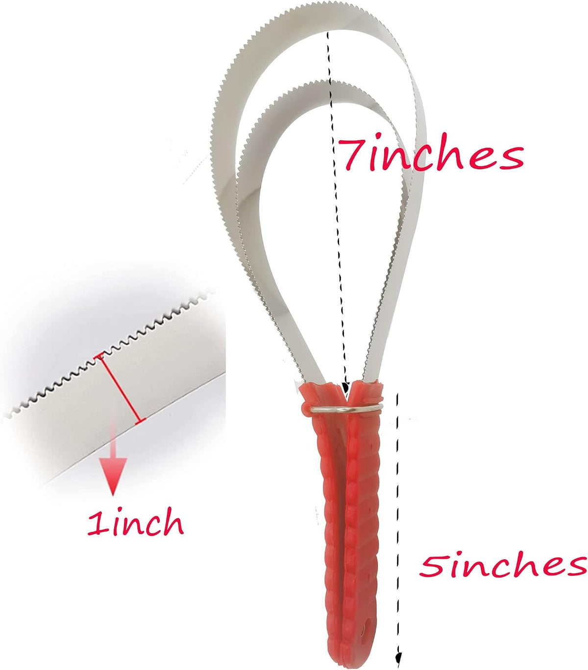 NRTFE professional stainless steel sweat scraper side view showing durable construction