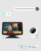 Package contents of Youkey P310 smart home monitor