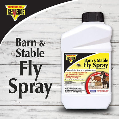 Bonide Revenge insecticide concentrate label showing permethrin ingredients