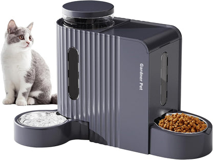 Gardner Pet Automatic Gravity Pet Feeder, 0.8 Gallons*2 Dog Feeder and Water Dispenser Set 100% BPA-Free, 2-in-1 Gravity Feeder with Stainless Steel Bowl for Dogs, Cats, Rabbits, Puppies (Green) - Image 14