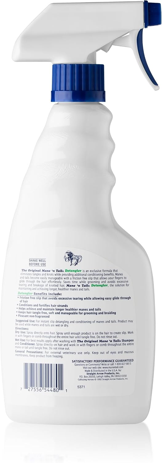 Close up of Mane n Tail three piece hair repair and anti breakage kit