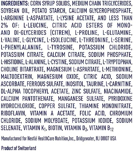 Side view of Alfamino Junior pediatric powder canister