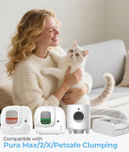 KropBom unscented odor-blocking cat waste liner roll on a flat surface.