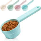 ComSaf Dog Food Scoop 1/2 Cup - MSBC Melamine Pet Food Scoop Measuring Cup for Dog Cat Ferret Rabbit Bird Food, Half Cup Scoop Food-Grade Pet Feed Scoops with Handle, Dishwasher Safe, White - Image 12