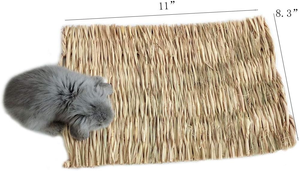 Hamiledyi woven bed mat pack of three for rabbits