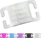 GoTags authentic imported custom engraved pet identity tag packaging and product overview.