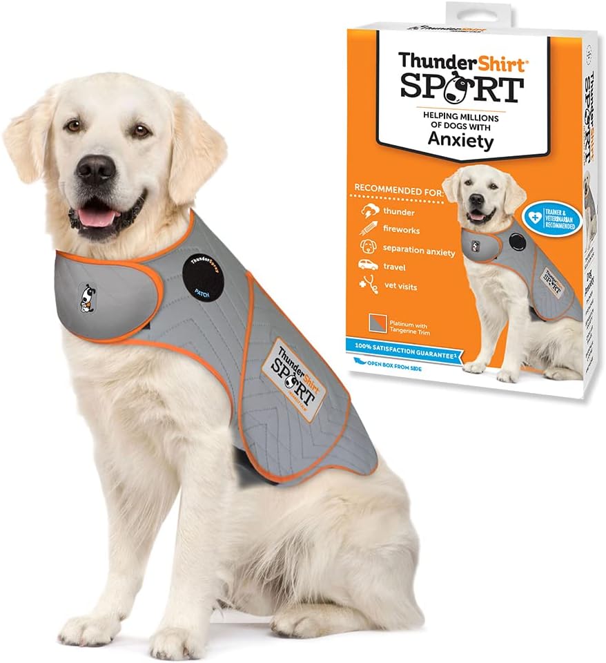 ThunderShirt for Dogs, Large, Platinum Sport - Dog Anxiety Relief Calming Vest - Image 15