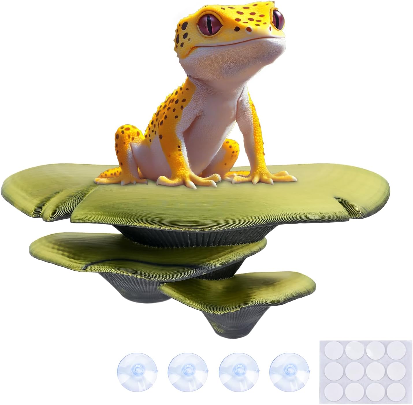 Westant mushroom decor for reptile tank front view