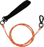 4/5/6 FT Chew Proof Dog Leashes with Comfortable Handle, Steel Cable Lead for Control Large or Medium Dogs Walk and Train, Heavy Duty with Rotate Clasp and Double Buckle (6FT,Pink) - Image 9