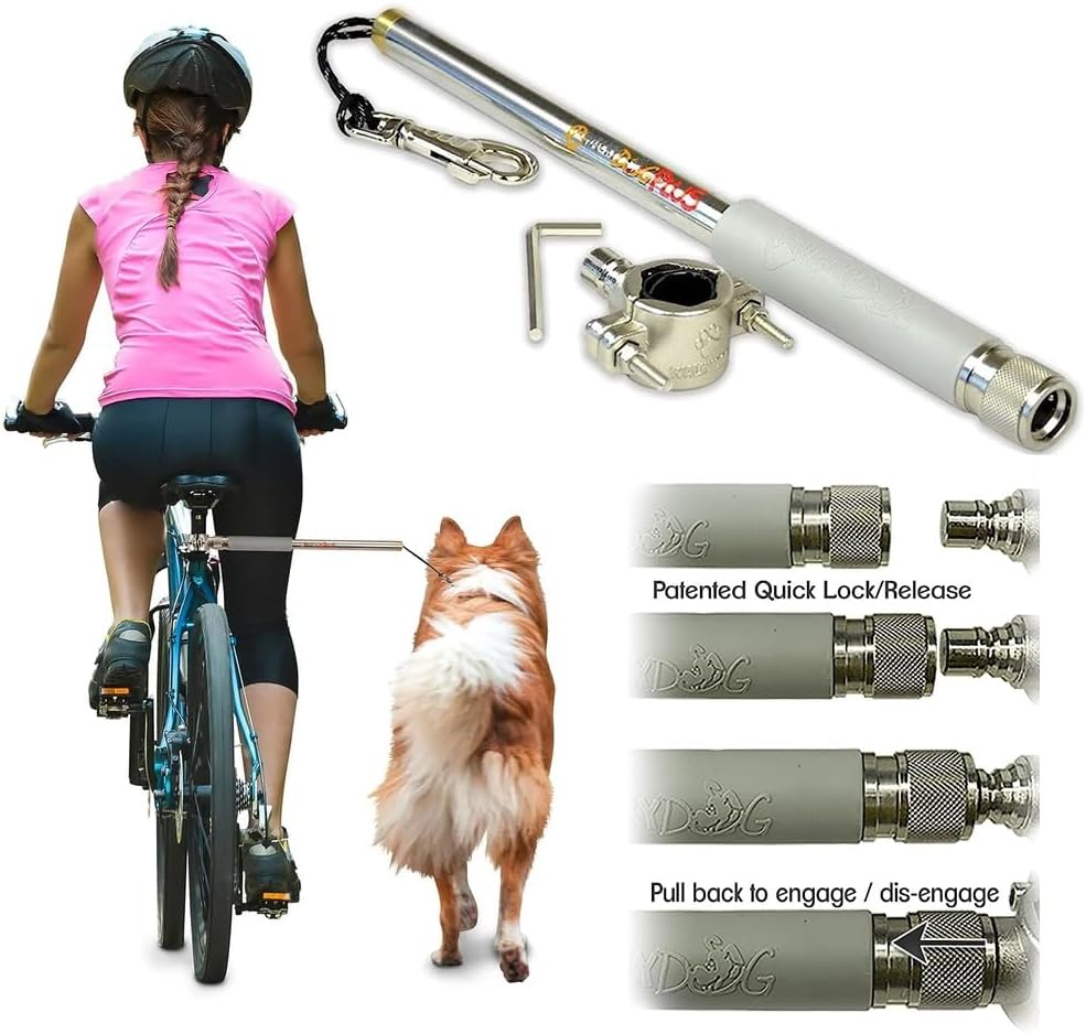 Walky Dog Plus Hands Free Dog Bicycle Exerciser Leash front view