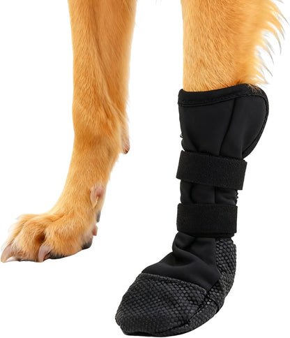 Juruaa dog recovery boots for injured paws front view