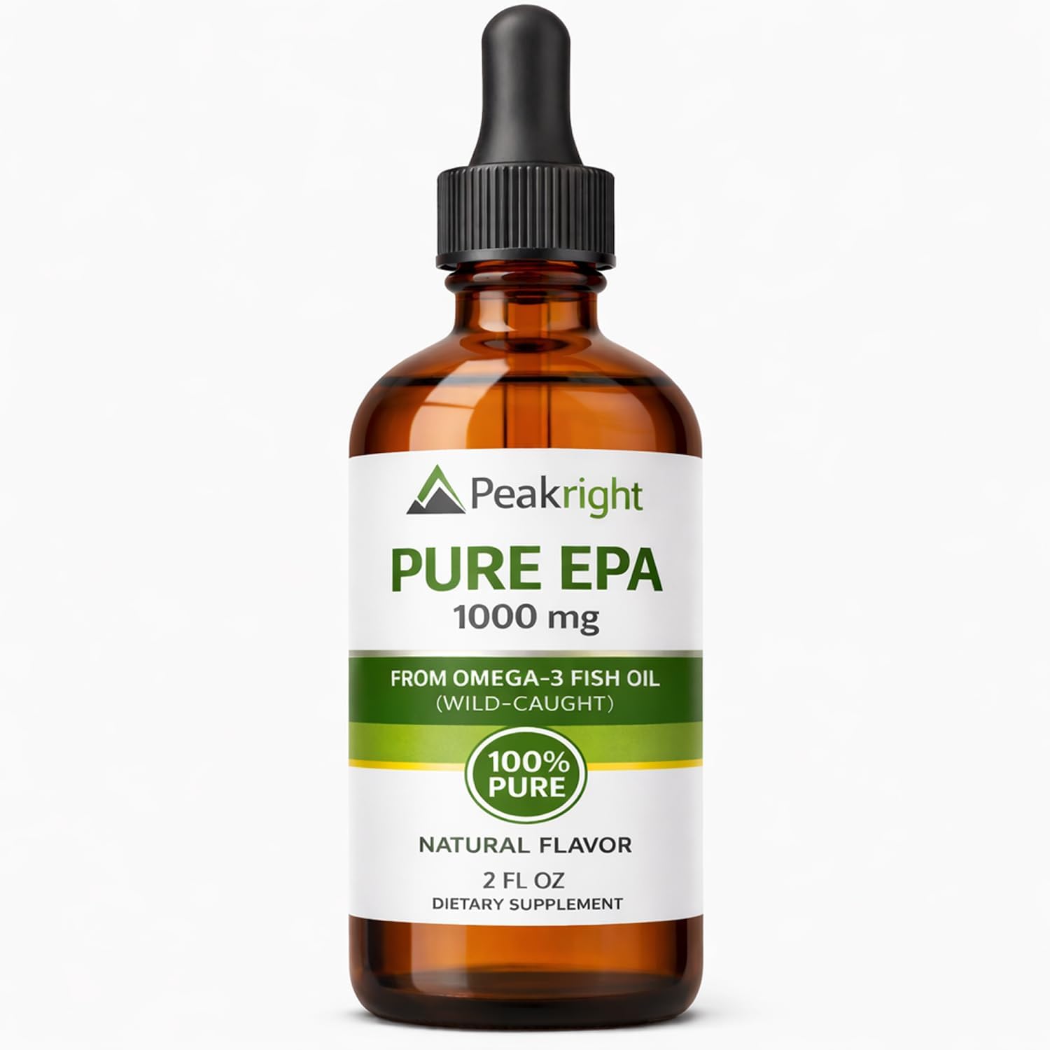 find Peakright Pure EPA 1000 mg Omega-3 liquid drops natural flavor bottle with exciting discount