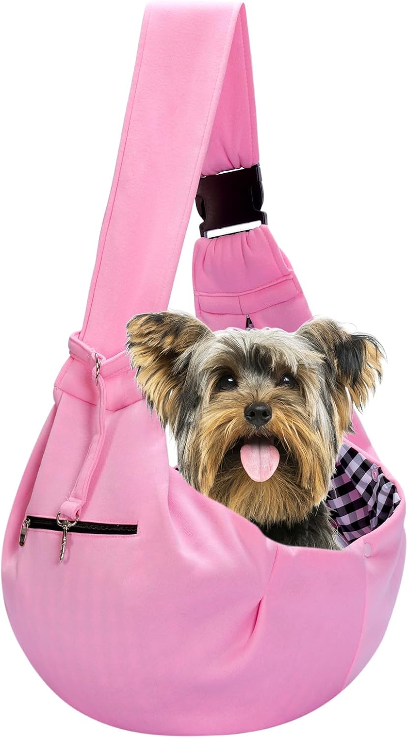 Detailed view of Riuja sling safety buckle and strap fabric
