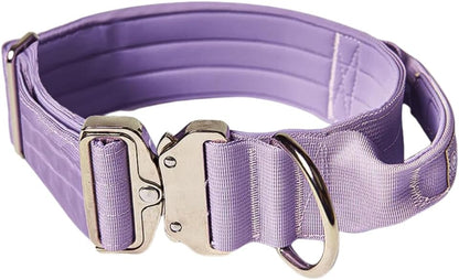 Spark Paws Tactical Dog Collar - Heavy Duty, Premium Quality, Thick and Durable for Large and Medium Dogs - 90's Retro - L - Image 15