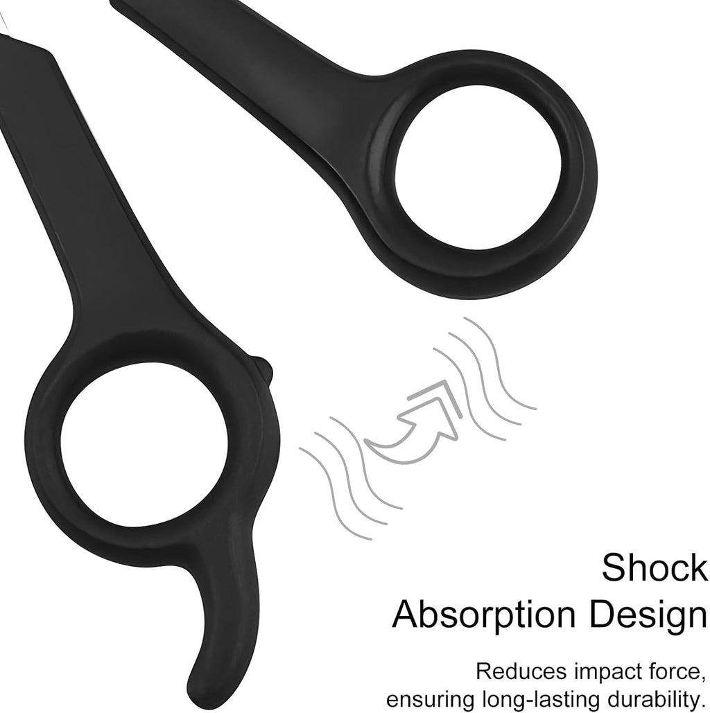Side view of the durable stainless steel blades suitable for all pet hair types