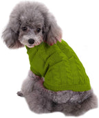CHBORCHICEN Small Dog Sweaters Knitted Pet Cat Warm Dog Sweatshirt Winter Clothes Kitten Puppy Sweater (XXS, Dress-Purple) - Image 10