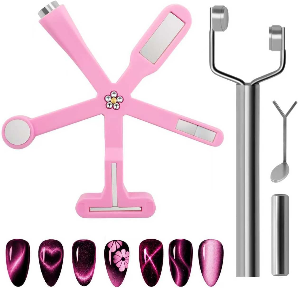 Nailwind 3 pieces nail art magnet set front view
