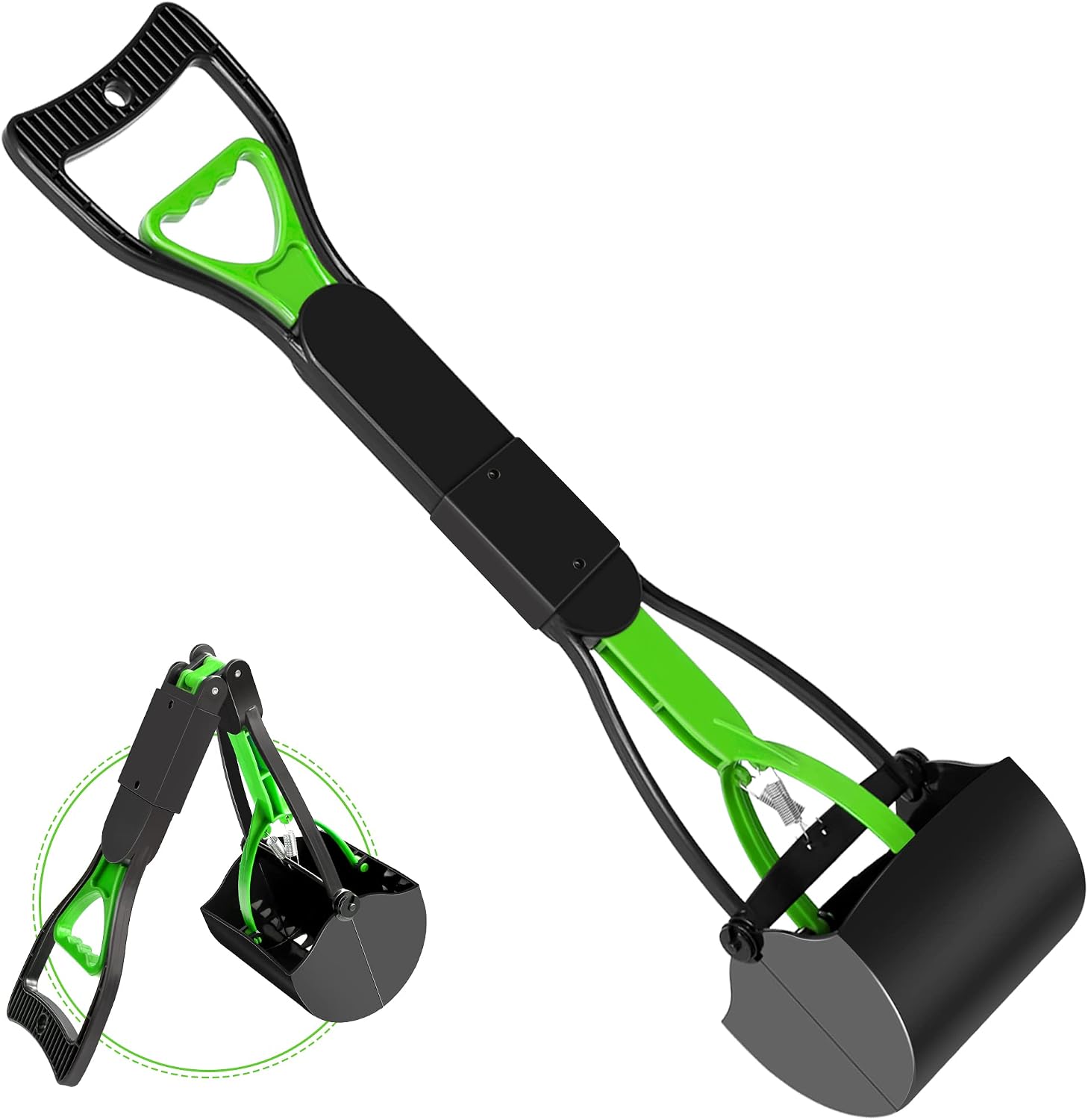 UPSKY imported pet pooper scooper packaging and components demonstrating authentic USA pet supply quality