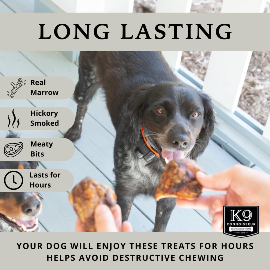 USA sourced long lasting dog dental chew showing real bone marrow