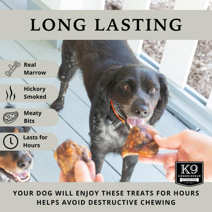 USA sourced long lasting dog dental chew showing real bone marrow