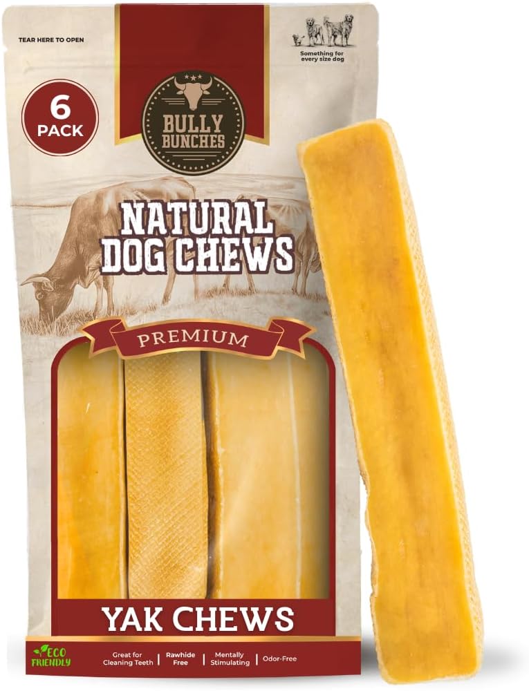 Bully Bunches Mega Authentic Yak Cheese Himalayan Chews for Giant Dogs & Super Aggressive Chewers - All Natural Dog Treat Dental Chews, Made with Real Yak Milk - Lactose & Rawhide Free (2 PK) - Image 14