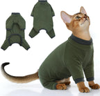 PUMYPOREITY sticky hair cat clothes front view on a feline