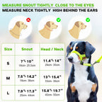 Packaging and overview of the large green Candofly adjustable dog head halter.