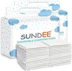 Sundee disposable baby changing pad front view packaging