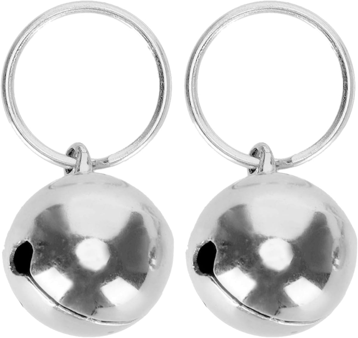 Two pieces of durable copper jingle bells for cat and dog collars