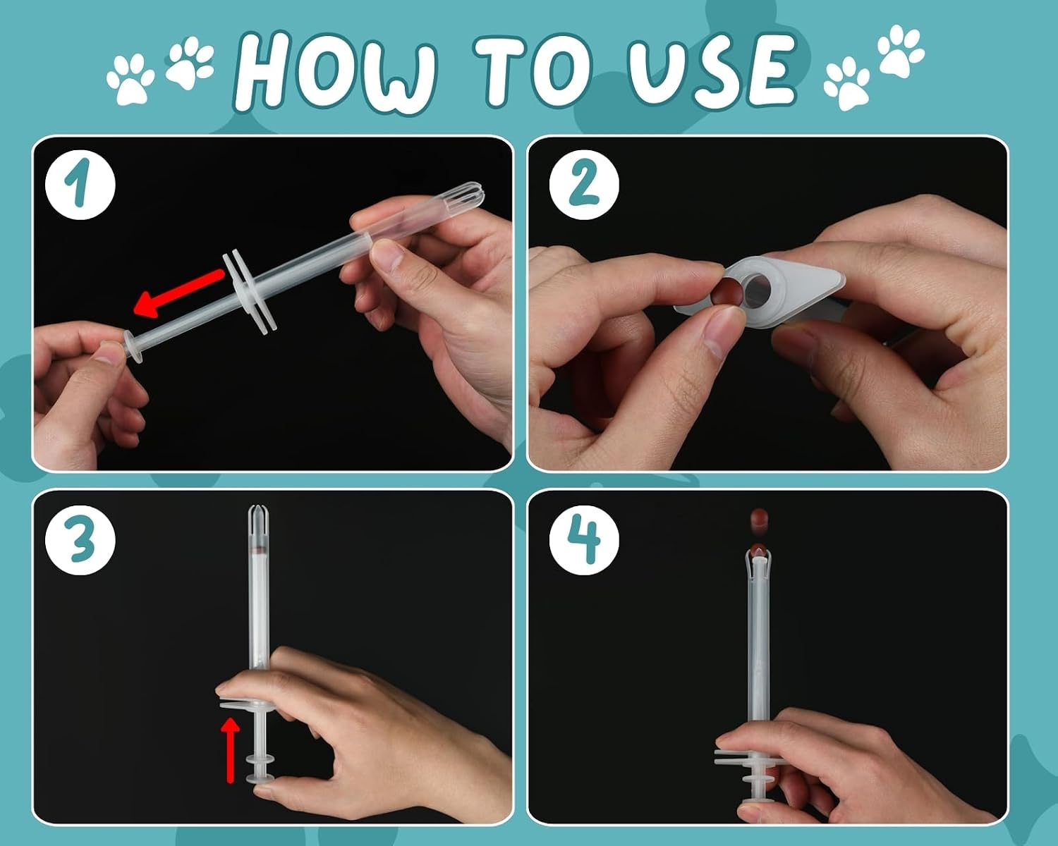 Authentic DS. DISTINCTIVE STYLE veterinary pill pusher packaging view for Indian pet owners