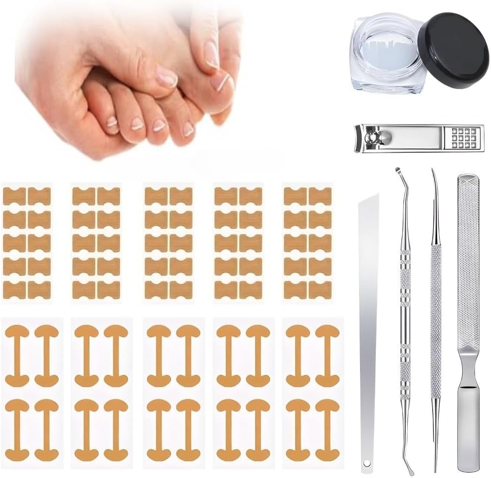 Ketsicart professional pedicure tools ingrown toenail treatment kit front view showing four essential foot care tools.