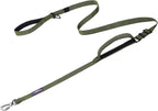 Hotsky Tactical Dog Leash Heavy Duty for Medium Large Dogs that Pull,4-6Ft Strong Bungee Shock Absorbing No Pull Dog Leash with Padded Double Handle and Car Seatbelt,Purple Camo - Image 15