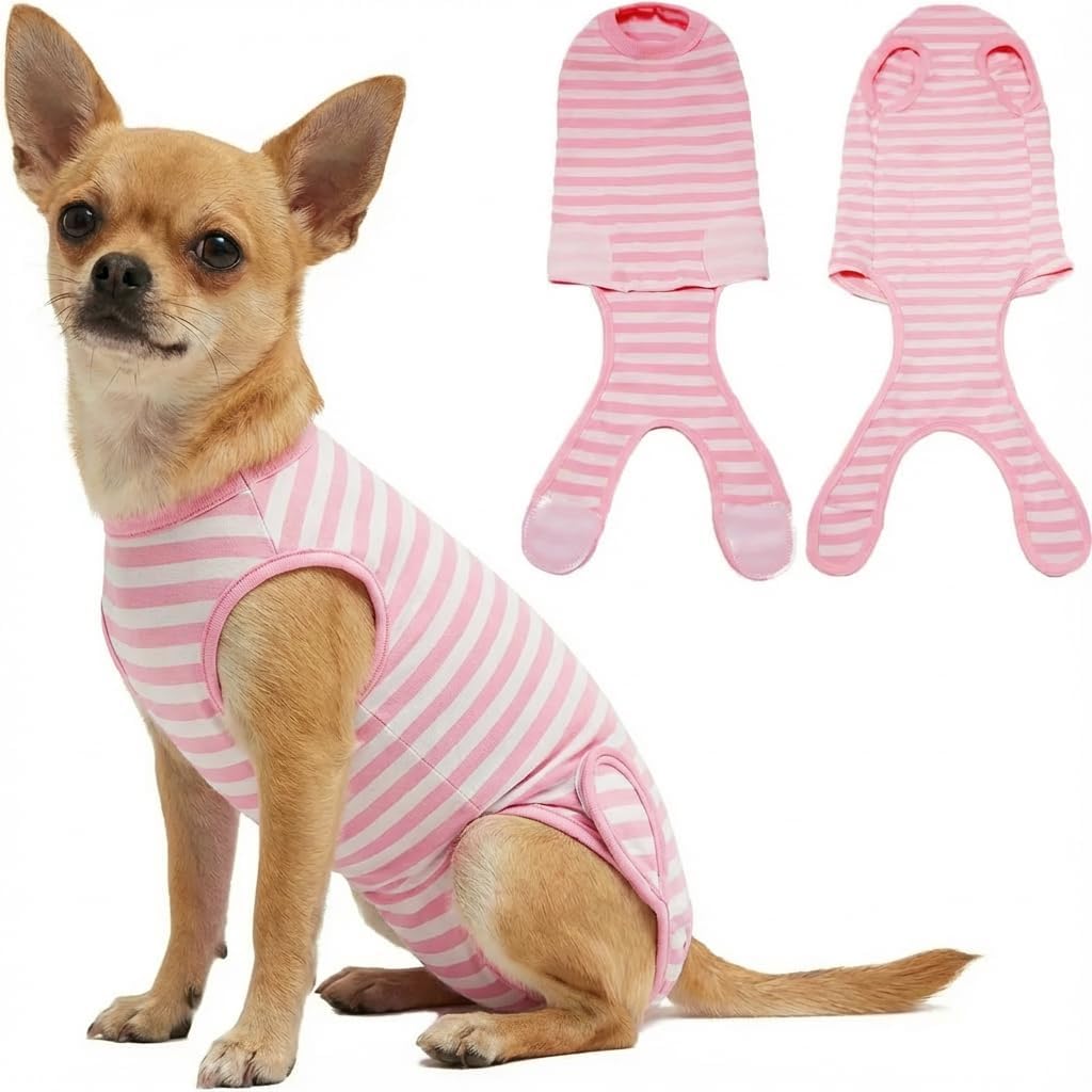 Paipeper anti licking surgical clothes for extra extra small puppies