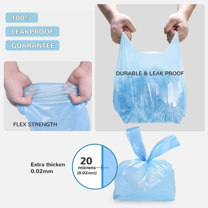 Heavy duty leak proof cat litter bags fifteen liters capacity