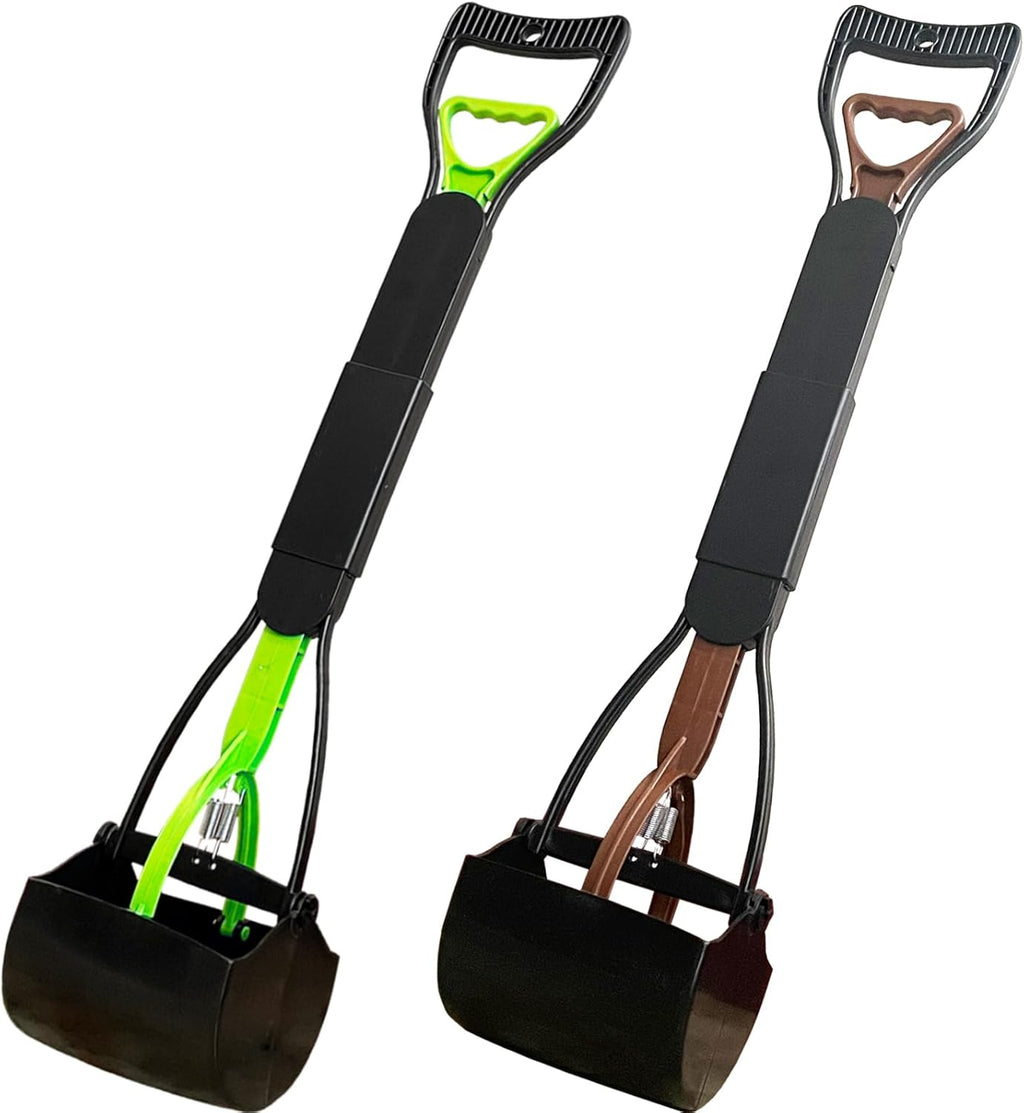 ienjoyed 32" Tall Pooper Scooper, Large Pooper Scooper for Dogs Heavy Duty, Dog Pooper Scooper with Long Handle & High Strength Durable Spring, Foldable Dog Poop Pick Up - Image 9
