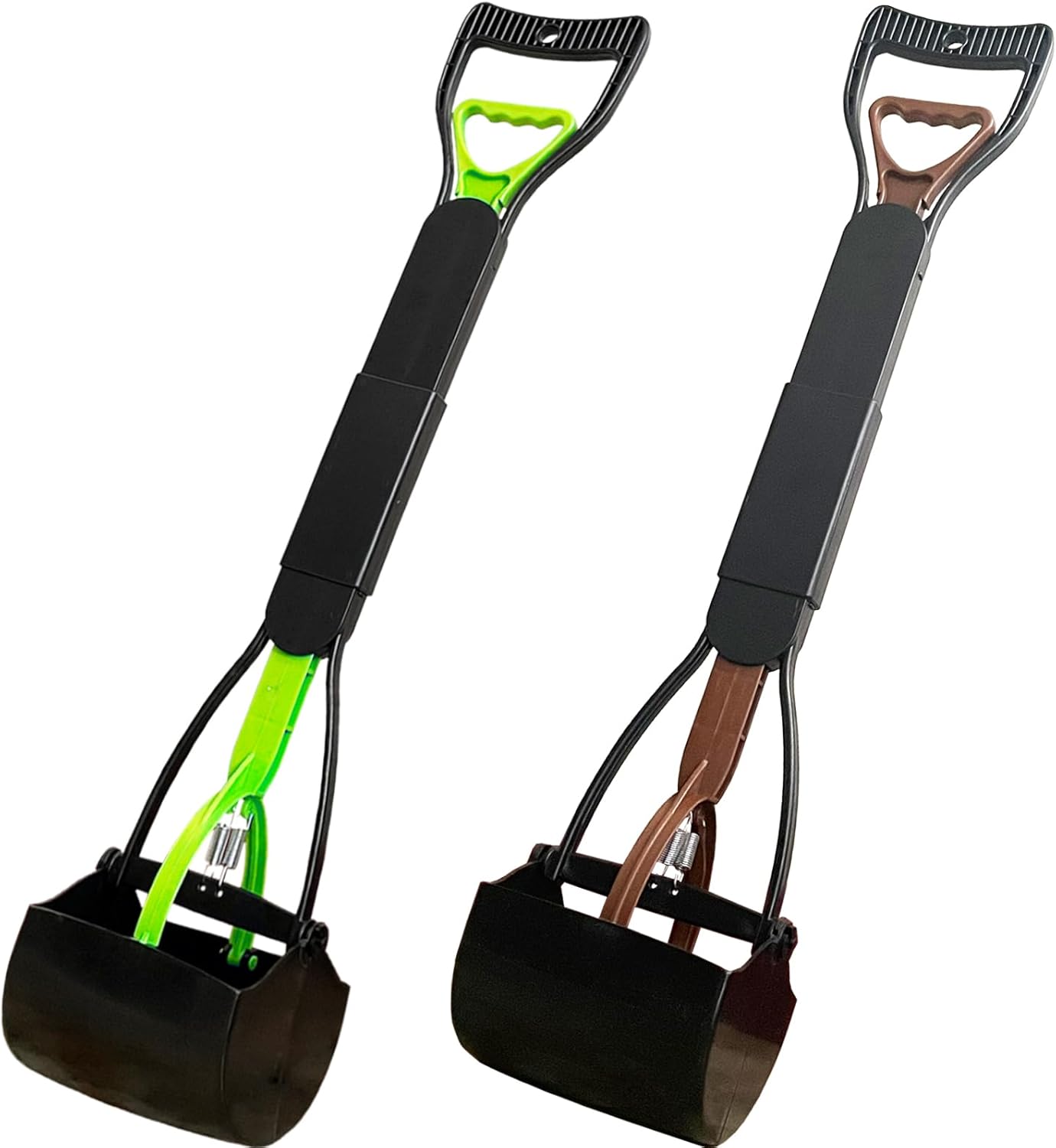 ienjoyed 32" Tall Pooper Scooper, Large Pooper Scooper for Dogs Heavy Duty, Dog Pooper Scooper with Long Handle & High Strength Durable Spring, Foldable Dog Poop Pick Up - Image 9