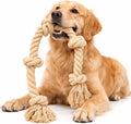 Ali Oli Pets Dog Rope Toy front view highlighting heavy duty cotton knots for large dogs