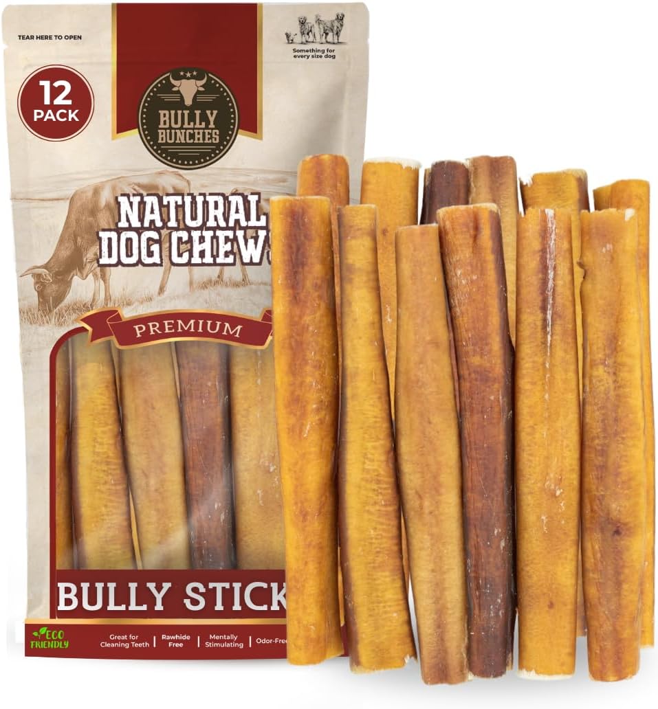 Rawhide free safe alternative beef pizzle dog treats for medium and large aggressive chewers