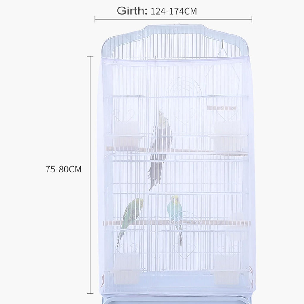 Zarsio stretchy bird cage seed catcher white packaging view