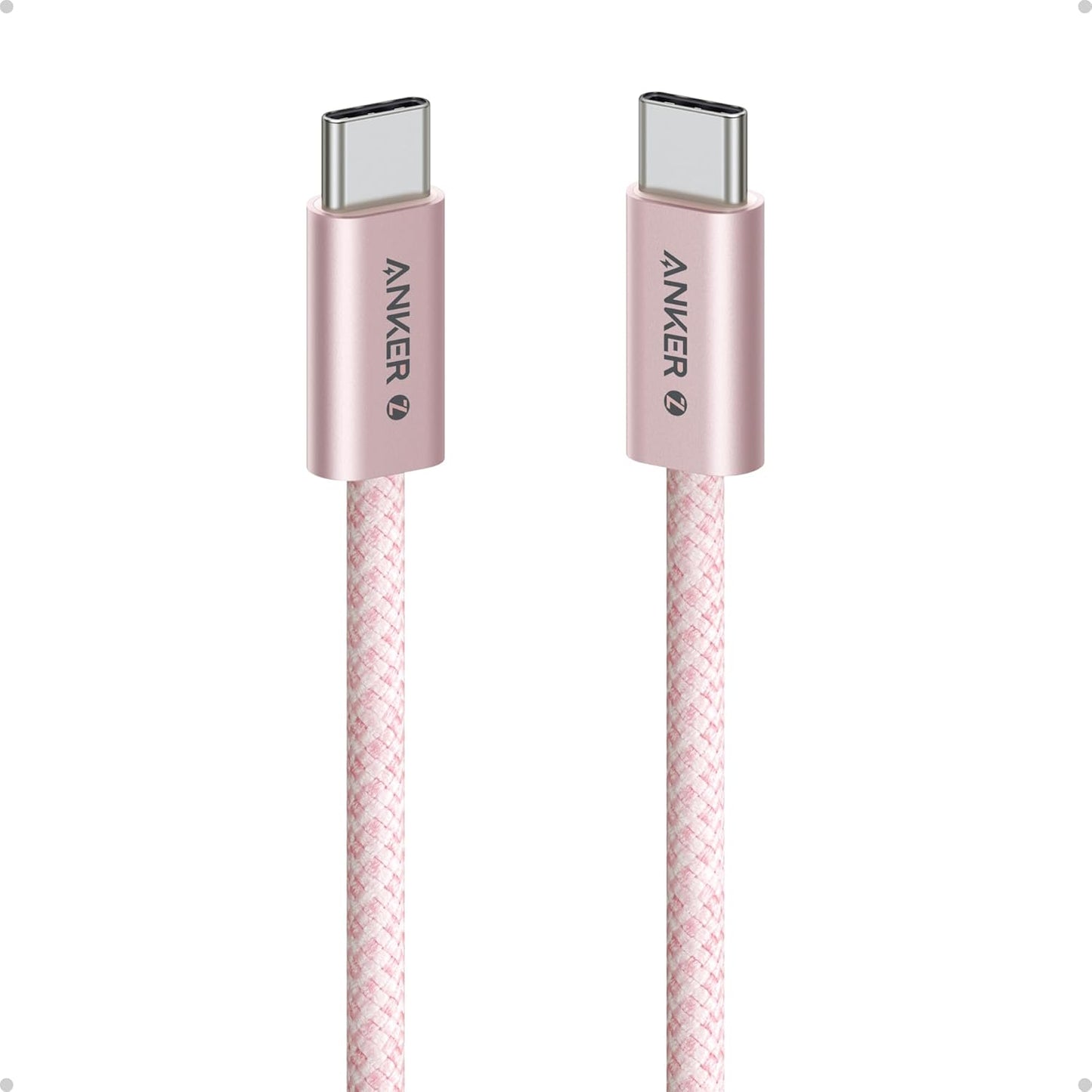 Internal graphic showing the 8 core wire and graphene strip structure of the Anker cable.