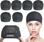 Smilco mesh dome wig cap front view