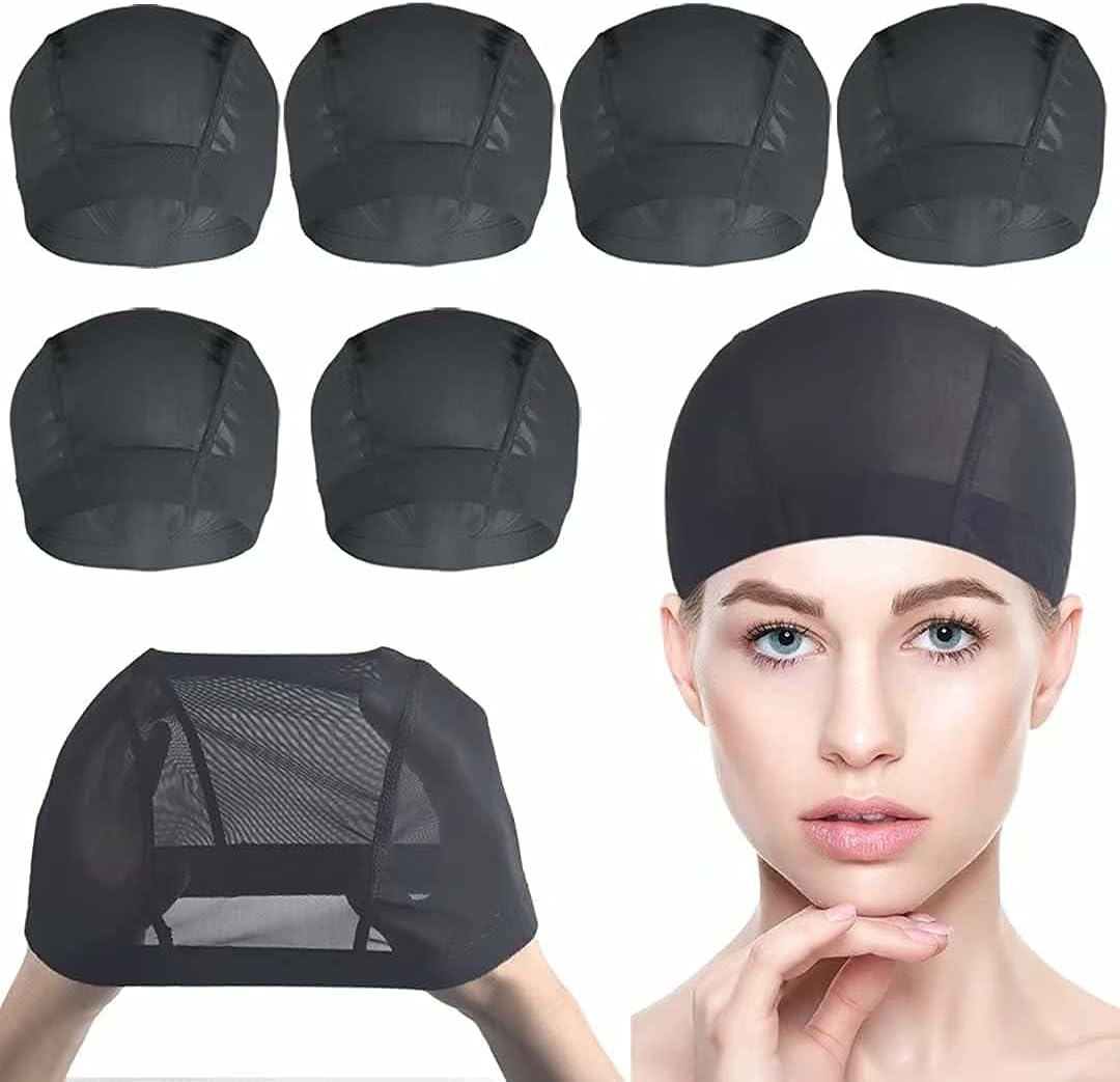 Smilco mesh dome wig cap front view