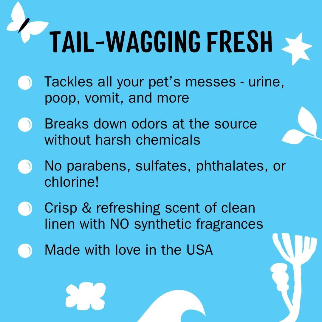 Mollys Suds Furry Fresh pet urine cleaner bottle display