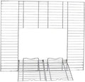 Hari Vision front wire grill with doors front view replacement part