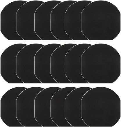 Single use horse hoof tape sheets organized in a twelve count pack for stable supplies.